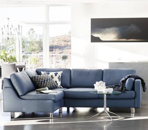 Divano modulare - E600  - Ekornes - contemporaneo / in tessuto / in pelle