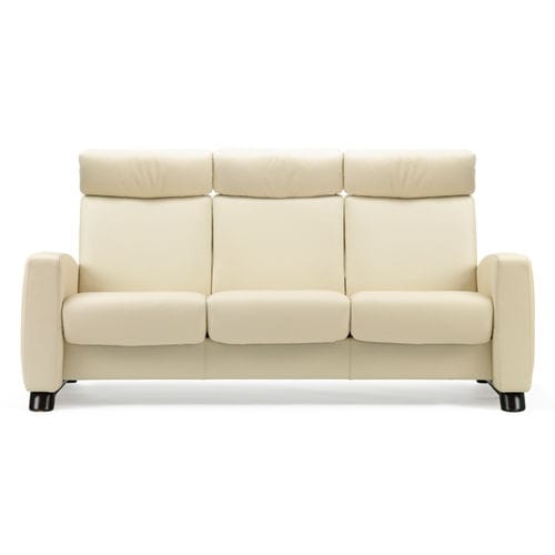Divano contemporaneo - ARION - Ekornes - in pelle / con poggiatesta / a schienale alto