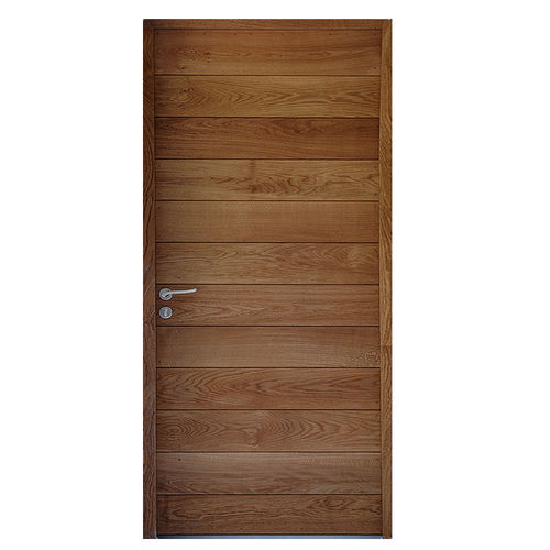 Porta d'ingresso - PRIMA - ATELIER BERTOLI  Design Production - in rovere / battente / contemporanea