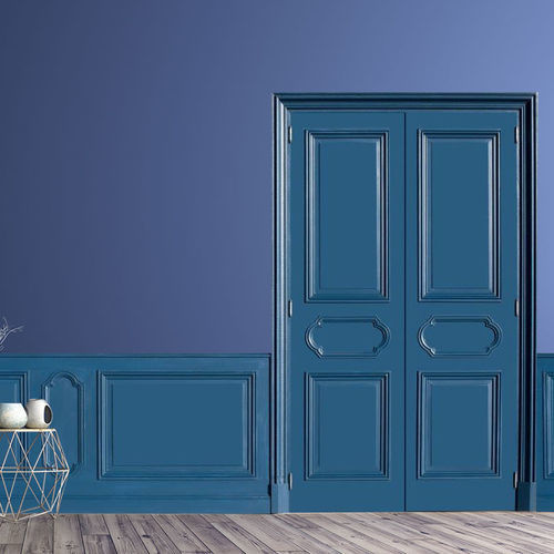 Porta da interno - HAUSSMANNIENS - ATELIER BERTOLI  Design Production - in MDF / battente / senza vetri
