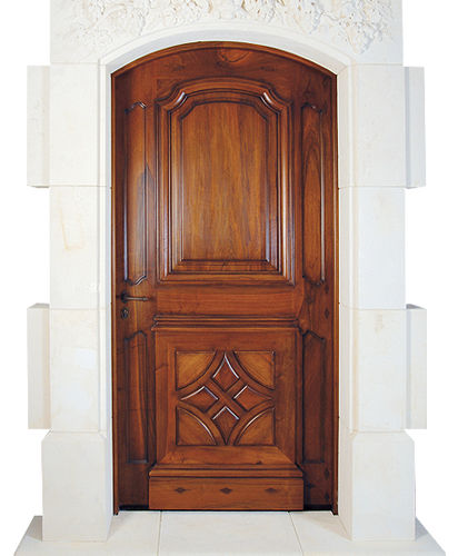 Porta d'ingresso - MALZAC  - ATELIER BERTOLI  Design Production - in rovere / in noce / battente