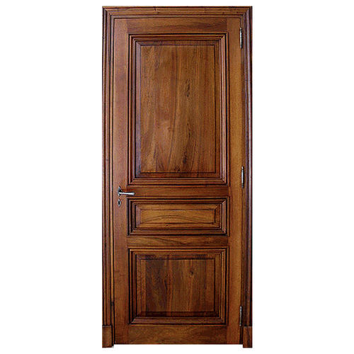 Porta d'ingresso - 3 PANNEAUX GRAND CADRE - ATELIER BERTOLI  Design Production - in legno / battente / senza vetri