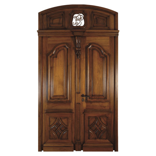Porta d'ingresso - MONFORT III - ATELIER BERTOLI  Design Production - in rovere / in noce / battente