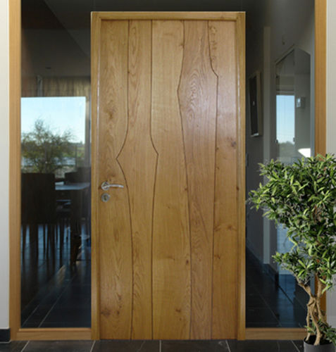 Porta d'ingresso - GRAND’BOIS - ATELIER BERTOLI  Design Production - in rovere / battente / contemporanea