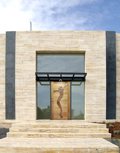 Porta d'ingresso - ALADIN - ATELIER BERTOLI  Design Production - in rovere / in noce / battente