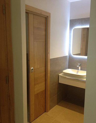 Controtelaio per porta scorrevole - DAMIER - ATELIER BERTOLI  Design Production
