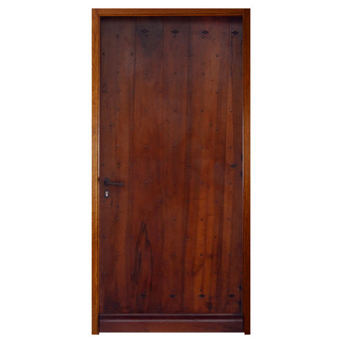 Porta d'ingresso - LAMES CROISÉES - ATELIER BERTOLI  Design Production - in rovere / in noce / battente