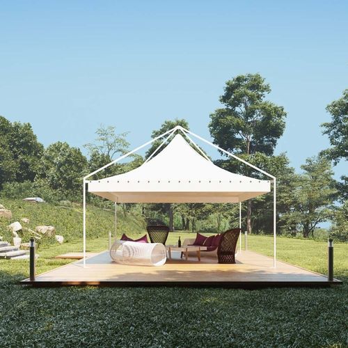 Gazebo in acciaio galvanizzato - Pagoda Basic - SPRECH S.r.l. - in tessuto ignifugo / tetto in tela / con tetto in PVC