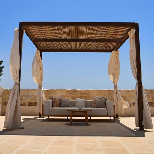 Pergola in bambù - Beach - SPRECH S.r.l. - autoportante / in alluminio / in policarbonato