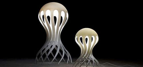 Lampada da terra - CIRRATA - Dupont Building and Construction - in Corian® / design originale / con cavo
