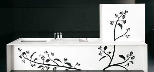 Pannello decorativo per mobile - BLACK PEPPER - Dupont Building and Construction - in Solid Surface / in legno massiccio / liscio