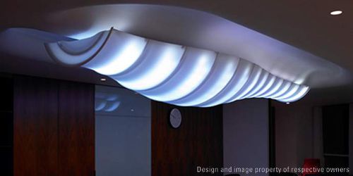 Lampadario contemporaneo - TRANSLUMINAIRE - Dupont Building and Construction - in plastica / a incandescenza