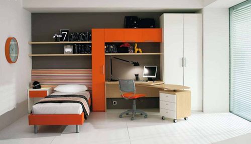 Scrivania contemporanea - 165 C - Marka Industria Mobili - in legno / con ripiano / con base in pannelli