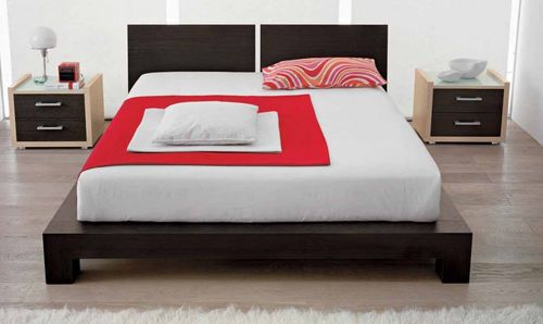 Letto matrimoniale - 104 A - Marka Industria Mobili - contemporaneo / in legno