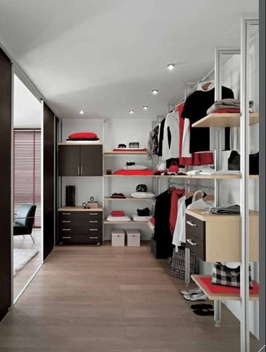 Cabina armadio contemporanea - 116 A - Marka Industria Mobili - in alluminio laccato