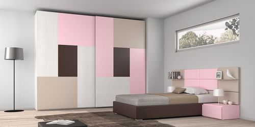 Armadio contemporaneo - GARDIAN - Mobilstella - in legno / a porte scorrevoli / per bimba