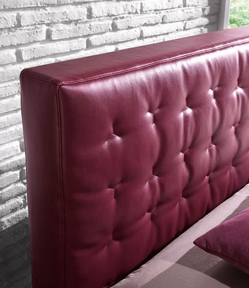 Letto matrimoniale - GOTHIC - Mobilstella - contemporaneo / con testiera / imbottito