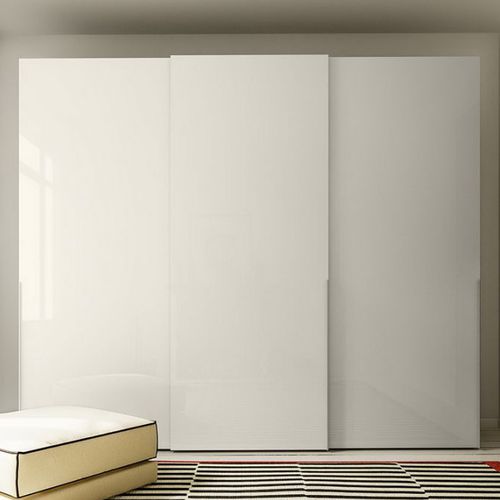 Armadio contemporaneo - BASIC - Morassutti Arredamenti - in legno laccato / con porta scorrevole