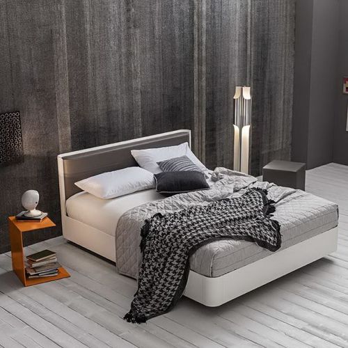 Letto matrimoniale - JOLYE - Morassutti Arredamenti - contemporaneo / in legno laccato / in rovere