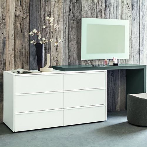 Consolle contemporanea - ZOE - Morassutti Arredamenti - in legno laccato / rettangolare / per uso residenziale