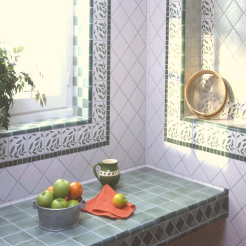Mosaico in ceramica - PROGRESSION - EMAUX DE BRIARE - levigato / da interno / da cucina