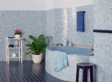 Mosaico in ceramica - ECAILLES - EMAUX DE BRIARE - levigato / da interno / da bagno