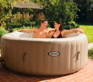 Spa fuoriterra - PURESPA™ : 28401 - INTEX - rotonda / 4 posti / gonfiabile