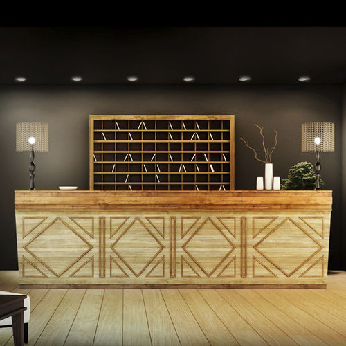 Bancone da bar - AG022 - POITOUX - in legno / in laminato / dritto