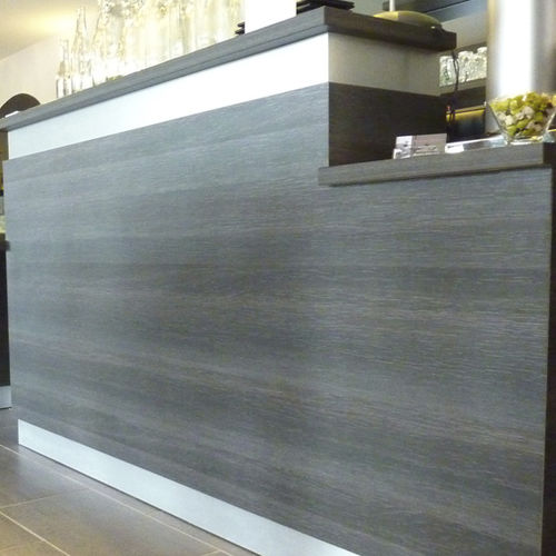 Bancone da bar - AG019 - POITOUX - in legno / in laminato / dritto