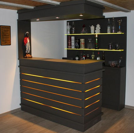 Banco reception in legno - AG018 - POITOUX - in laminato / in melaminico / per bar