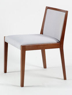 Sedia contemporanea - POURPARLER :163 - TEKHNE S.r.l. - in legno / imbottita / contract