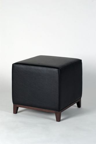Pouf contemporaneo - DOMUS : 311 - TEKHNE S.r.l. - in pelle / quadrato