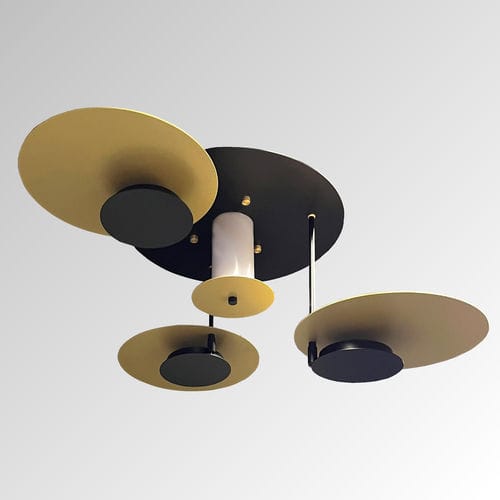 Lampadario contemporaneo - EKLIPSE - TEKNI-LED - in metallo / con 1 punto luce / geometrico