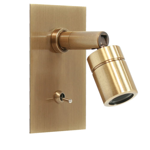Applique da lettura - I - TEKNI-LED - contemporanea / da interno / in ottone