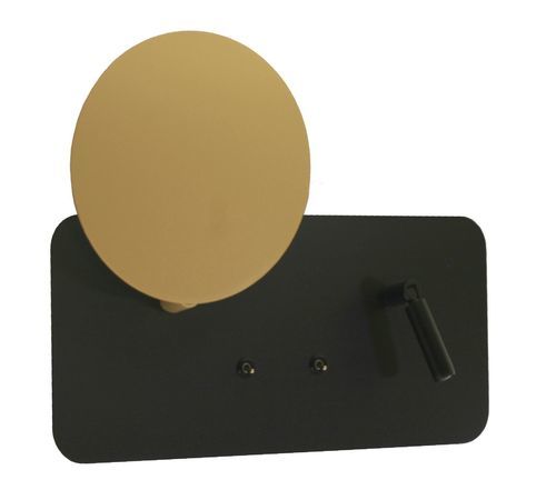 Applique contemporanea - EKLIPSE  - TEKNI-LED - da interno / in alluminio / in ottone