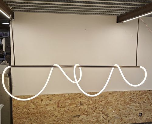 Lampada su misura - TEKNI-LED - a sospensione / in metallo / contemporanea