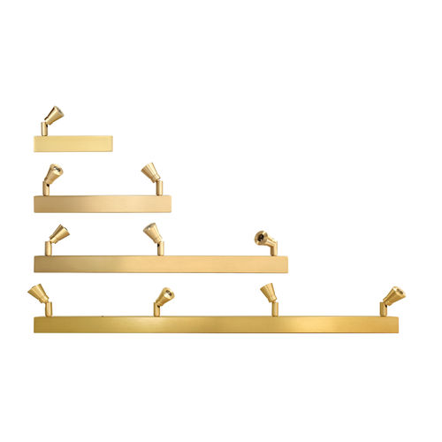 Applique contemporanea - BABY PRO - TEKNI-LED - da interno / in ottone / circolare