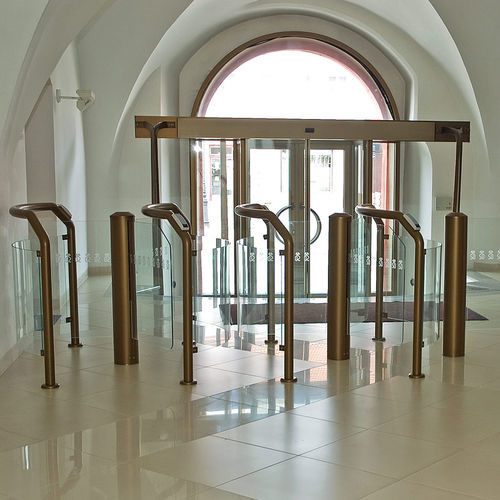 Tornello a mezza altezza - ROUND F - COMINFO - di sicurezza / per controllo accesso / in metallo