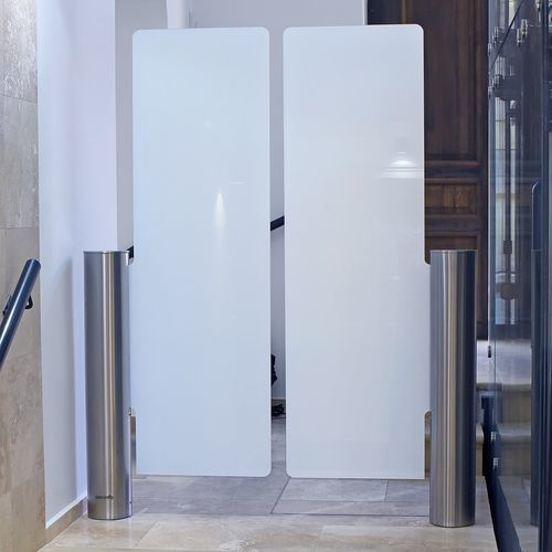 Barriera di controllo accessi - PEGAS HG - COMINFO - a bilico / in vetro / per edifici pubblici
