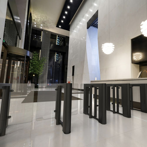 Varco rapido per controllo accesso - EASYGATE ELITE - COMINFO - di sicurezza / in vetro / in acciaio inossidabile