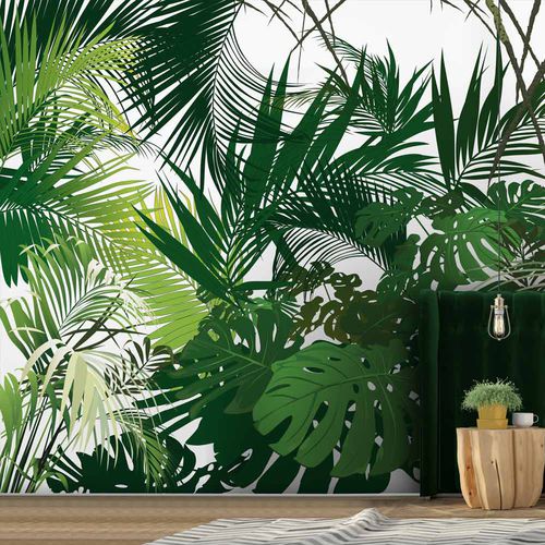 Carta da parati contemporanea - JUNGLE JN3288 - LGD01 décor mural sur mesure - con motivi naturali / con motivi floreali / panoramica