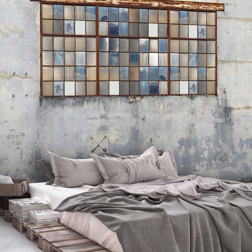 Carta da parati contemporanea - DEFRAICHI DF5589 - LGD01 décor mural sur mesure - panoramica / aspetto cemento / grigia