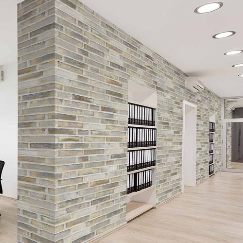 Carta da parati design - BRIQUES D73 BRD73 - LGD01 décor mural sur mesure - panoramica / aspetto mattone / colore personalizzabile
