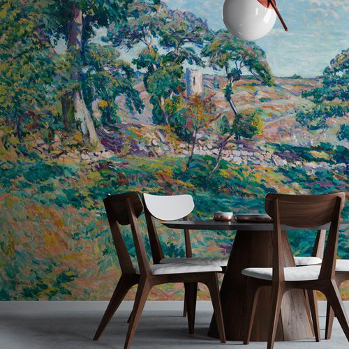 Carta da parati classica - PAYSAGE EN CREUSE - LGD01 décor mural sur mesure - con motivi naturali / capolavori della pittura / aspetto carta da parati