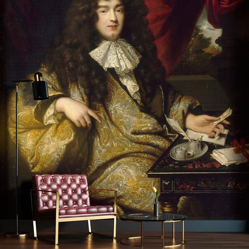 Carta da parati classica - JEAN-BAPTISTE COLBERT - LGD01 décor mural sur mesure - capolavori della pittura / aspetto tessuto / colore personalizzabile