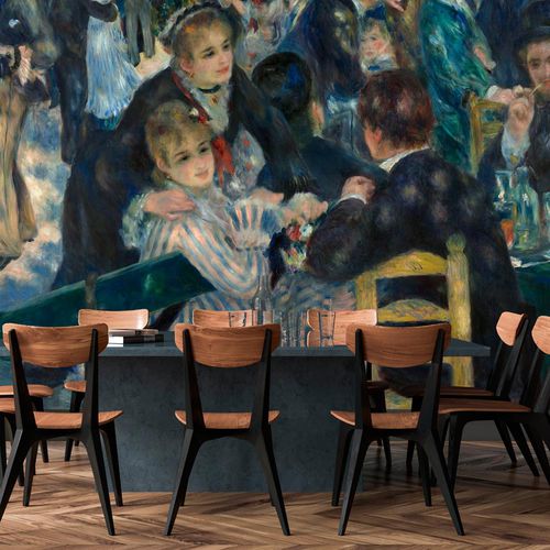 Carta da parati classica - BAL DU MOULIN - LGD01 décor mural sur mesure - con scene / aspetto tessuto / colore personalizzabile