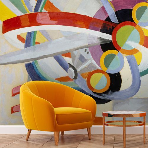Carta da parati classica - HÉLICE ET RYTHME - LGD01 décor mural sur mesure - con motivi geometrici / aspetto mosaico / colore personalizzabile
