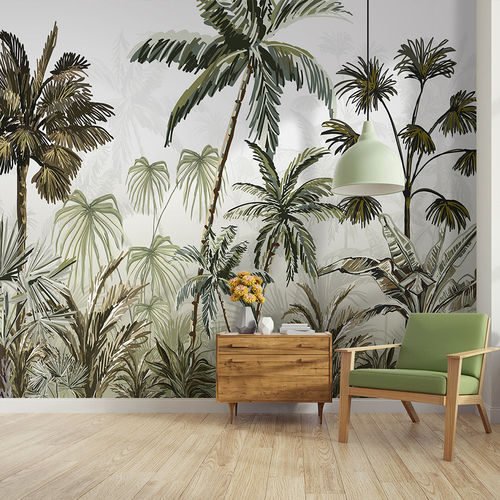 Carta da parati contemporanea - EQUATOR EQ1807 - LGD01 décor mural sur mesure - con motivi naturali / con motivi floreali / personalizzabile