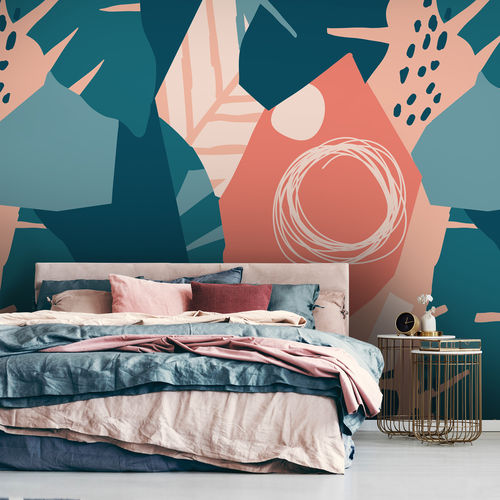 Carta da parati contemporanea - HAWAI - LGD01 décor mural sur mesure - con motivi naturali / floreale / panoramica