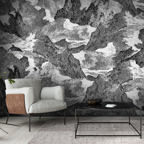 Carta da parati design originale - SUMMA SM1522 - LGD01 décor mural sur mesure - a motivi / aspetto tessuto / aspetto cemento